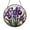 Stained Glass 7.87 Inch, variant on Stained Glass Purple Iris Suncatcher, Floral Window Hanging Decor, Botanical Garden Inspired Glass Art Panel Ornament Gift