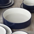 thumbnail image 4 of Noritake ColorTex Stone Navy Stax Serving Bowl, 4 of 5