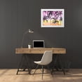 thumbnail image 3 of Vess, June Erica 32x25 White Modern Wood Framed Museum Art Print Titled - Island Sunset I, 3 of 4
