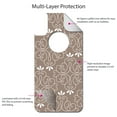 thumbnail image 4 of DistinctInk Custom SKIN / DECAL compatible with OtterBox Commuter for iPhone X / XS (5.8" Screen) - Tan White Floral, 4 of 5