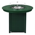thumbnail image 6 of WestinTrends Helios 47" Modern Outdoor Patio Propane Round Counter Height Fire Pit Table (Rocks Not Included), Dark Green, 6 of 14