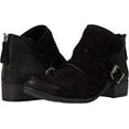 thumbnail image 3 of BUENO Womens Black Lizard Panel Biker Maude Round Toe Block Heel Zip-Up Leather Booties 39, 3 of 3