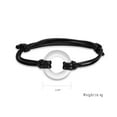 thumbnail image 2 of Circle Of Life Eternity Cremation Jewelry Black Genuine Leather Memorial Urn Bracelet For Ashes Of Loved One Keepsake Holder For Women Men Dad Mom Grandma Grandpa, 2 of 9