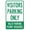 Warning Sign 3, variant on Visitors Parking Only Valid Permit Required Sign 8"x12" - Security Metal Decor for Office, Business Yard Street Road Home Caution