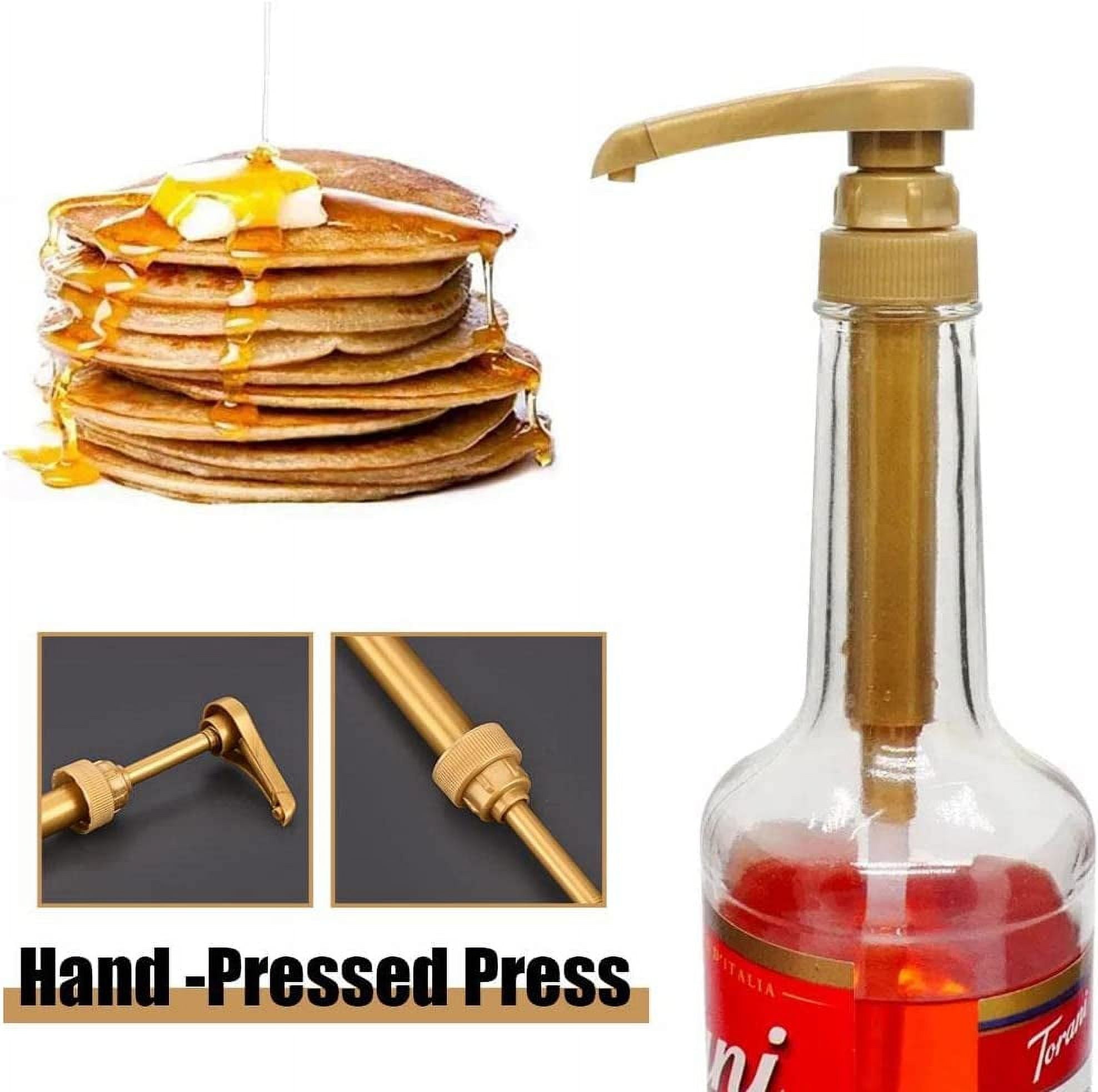 Pump Liquid 3PC Coffee Dispenser Syrup Dispenser for Kitchen Seasoning Milk  Tea