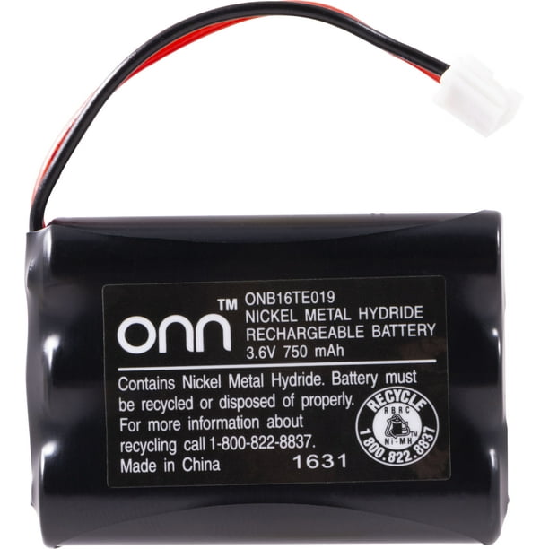 onn. Cordless Phone Battery, 3.6V 750Mah Nimh