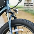 thumbnail image 6 of Viribus Electric Bike for Adults 26" 500W Fat Tire Mountain E Bicycle w PAS 25mph Blue, 6 of 11