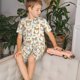 thumbnail image 4 of Balery Cartoon Corgi Conjunto de Pijama Infantil de Manga Corta con Estampado – Ropa de Dormir de Algodón Suave-4X-Large, 4 of 6