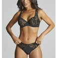 thumbnail image 4 of Panache Amour Hi Apex Balconnet Underwire Bra (11141),38J,Black, 4 of 6