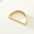 thumbnail image 4 of MKLZ Set of 12 Semicircle Napkin Rings, Gold Napkin Holder for Table Decor, 4 of 5
