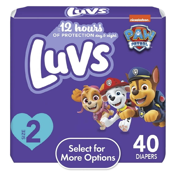 Luvs Diapers Size 2, 40 Count (Select for More Options)