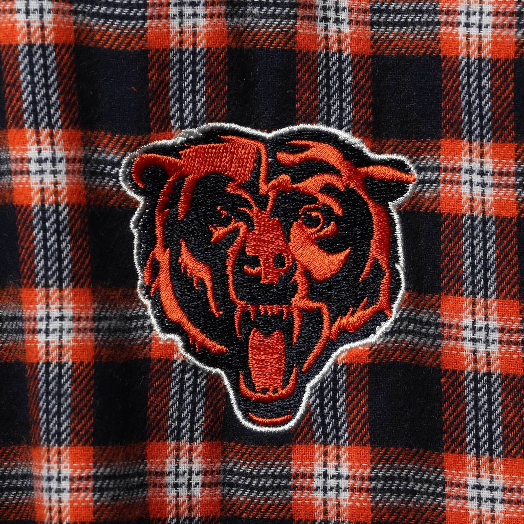 Chicago bears top flannel shirt