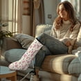 thumbnail image 2 of COEQINE Hummingbird Flower Leg Cast Cover 2 Pcs Stretch Fabric Leg Cast Protector Decorative Leg Cast Cover Leg Plaster Sleeve Easy to Put on Leg Cast Cover for Showering for Teen Size M, 2 of 7