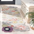thumbnail image 5 of SAFAVIEH Jardin Naira Floral Area Rug, Green/Pink, 6' x 6' Round, 5 of 5