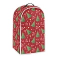 thumbnail image 2 of HELLHERO Poinsettia Christmas Tree Pattern Dust Cover with Univesal Hand Strap Polyester, 2 of 6