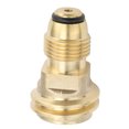 thumbnail image 1 of Adaptateur de Réservoir de Propane Convertit, Valve Anti-Fuite POL en QCC1 en Laiton Durable pour Extérieur, 1 of 7