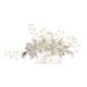 thumbnail image 1 of Nvzi Horquillas para el pelo de boda con flores para novias, peinetas con perlas de cristal, pinzas para el pelo, accesorios para el pelo de boda dorados, joyas plateadas, 1 of 4