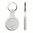 thumbnail image 1 of CNKOO High-Performance Smart Tracker  Remote Locator  Comes with a Beautiful Silicone Protective Case  Perfect for Locating Your Pets  Dogs  Keys  Bags  Wallets  And More; Precise Positio, 1 of 7