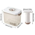 thumbnail image 2 of BLEEUS Vacuum Food Storage Container Fridge Organizer Storage Box Kitchen Daily Supplies (2.7lwith Pump), 2 of 10