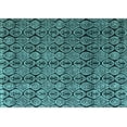 thumbnail image 1 of Ahgly Company Indoor Rectangle Abstract Light Blue Modern Area Rugs, 6' x 9', 1 of 4