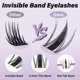 thumbnail image 2 of Extensión de pestañas Eyelash Clusters B&Waugen Fairy Lash, 144 unidades, 2 of 7