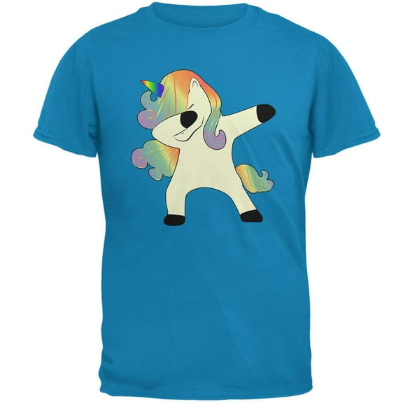 Dabbing Unicorn Mens T Shirt