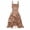 Khaki, variant on UPPADA Halloween Costumes For Womens Sleeveless Irregular Gothic Dress Ruffle Steampunk Dress Corset Square Neck Layers Dress