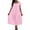 Womens Nightgowns Pink, variant on ylioge Women Nightgowns Silk Cap Sleeve Crew Neck Sleepshirts Ladies Casual Solid Color Loose Lightweight Pullover Loungewear Pajama Dresses