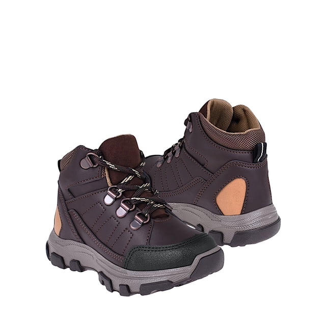 BOTINES NIÑO STYLO 3215-2 SIMIPIEL CAFÉ 15-17