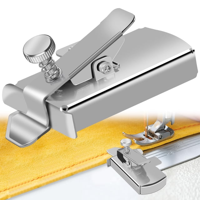 Guía de costura magnética para máquina de coser, guía de costura magnética con clip, regla multifuncional, guía de dobladillo, guía de costura