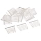 thumbnail image 5 of 20 peinetas para el pelo liso con pasador de aluminio y peinetas laterales para velos de novia y bodas. Plata, 5 of 9