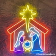 thumbnail image 3 of Glowneon O Holy Night Neon Sign, O Holy Night Led Sign, Merry Christmas LED, Noel Gifts, 3 of 5