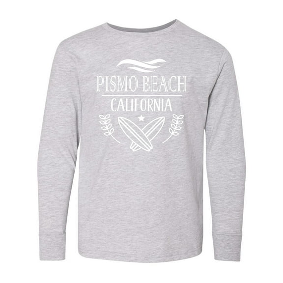 Inktastic Pismo Beach California Trip Surfing Long Sleeve Youth T-Shirt