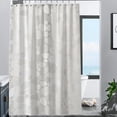 thumbnail image 2 of Shower Curtain EVA Thick 3D Frosted Pebbles - Heavy Duty Waterproof Liner Tool-Free Installation with Hooks, 2 of 7
