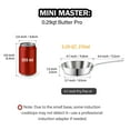 thumbnail image 2 of Cooks Standard Stainless Steel Butter Warmer, 4.7 Inch Multi-Ply Clad Mini Omelette Egg Frying Pan, Butter Melting Pot Small Sauce Pot for Cooking, Camping, 2 of 6