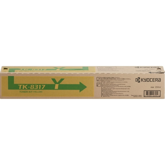 Kyocera, KYOTK8317Y, 2550ci Toner Cartridge, 1 Each