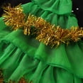 thumbnail image 6 of Christmas for Women Women's Christmas Fairy Masquerade Party Christmas Tree Round Neck Long Sleeve Hoodie Christmas Dress, 6 of 8