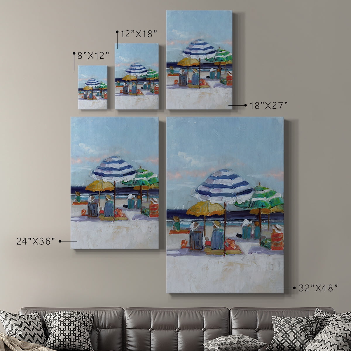 Wexford Home 12 x 18 A Day Dream II Premium Gallery Wrapped Canvas - Ready to Hang
