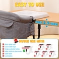 thumbnail image 5 of WonderStone Hook On Chair, Portable High Chair with Tray, Storage Bag & Free Accessories, Clip-On Table Chair for Baby and Toddler, Ideal for Home and Travel, Gray, 5 of 9