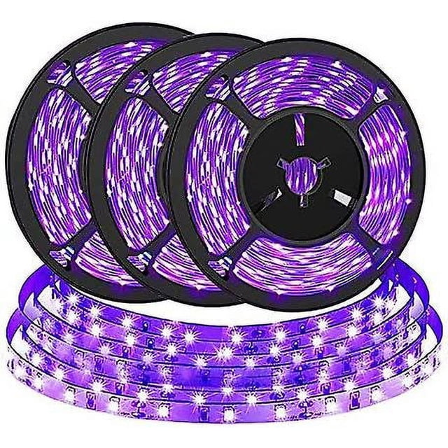 Kit de luces de tira de luz LED, accesorios de iluminación de 12V impermeables de 5M para decoración de interiores, dormitorio, fiestas,