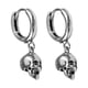thumbnail image 1 of 1 par de aretes de cráneo Pendientes de cráneo vintage Pendientes de calaveras góticas para mujeres, 1 of 8