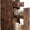 Rustic Brown, variant on HarmonyStrings Slim Bathroom Storage Cabinet, 4-Tier Narrow Small Side Storage Cabinet Next to Toilet, Slide Out Drawers on Casters-Rustic Brown
