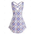 thumbnail image 2 of Talid T-TIENE TIP TIP CRISS CROSS TANK TOP Rosegal  Camisetas sin mangas de talla grande, 2 of 5