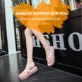 thumbnail image 6 of Cyiecw Women Comfortable Flip Flops Thick Soled Thong Slippers Soft Beach Pool Sandals, 6 of 7