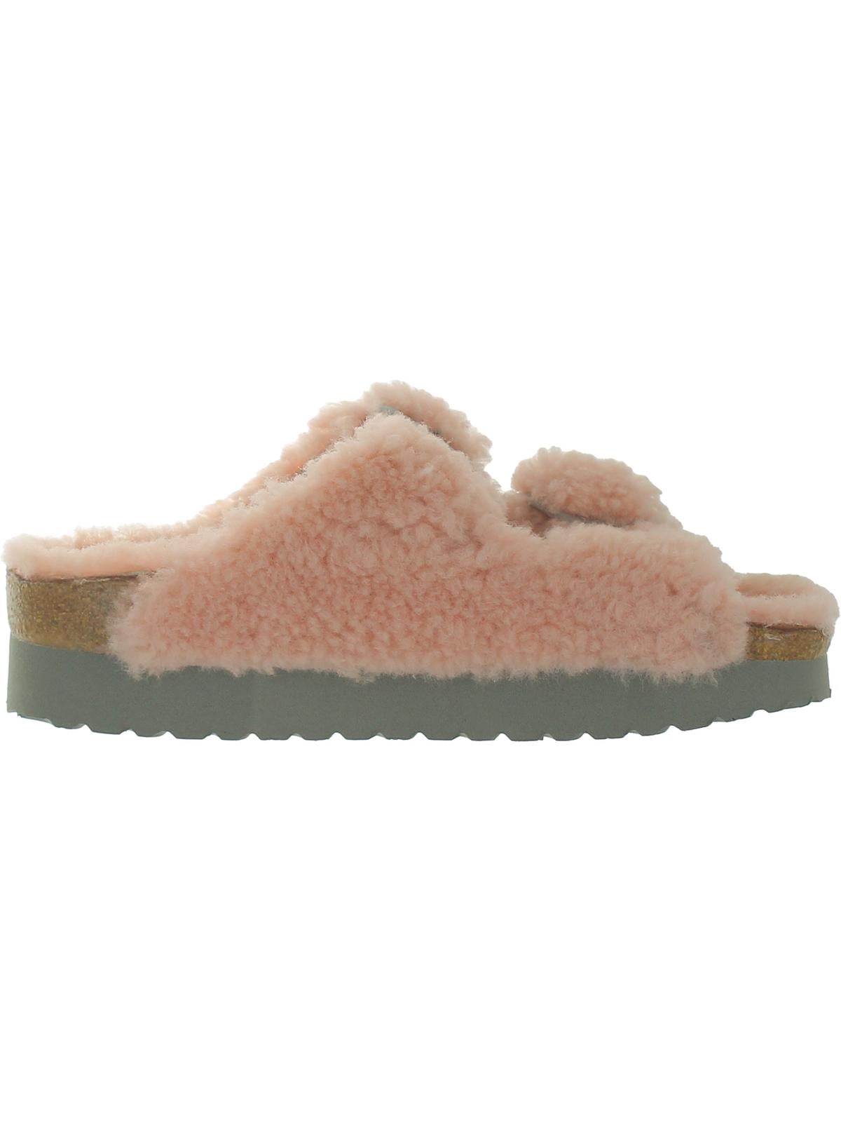 Birkenstock Womens Arizona Big Buckle Leather Slip On Slide Sandals