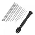 thumbnail image 3 of Juego de brocas helicoidales manuales Bling Bling mini perforadora manual negra + 20 brocas, 3 of 12
