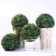thumbnail image 6 of 4PCS Artificial Boxwood Topiary Ball Plants, 5Inches Hanging Plants Wedding Party Decor Hotel Front Porch Topiary Indoor Outdoor, 6 of 7