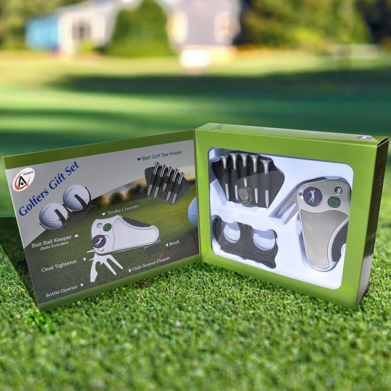 Ascent Golfer's Best Golf Gift Set - Best Unique Gift Idea for Men Women 