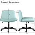 thumbnail image 7 of Criss Cross Desk Chair with Wheels, Ergonomic and Flexible for Comfortable sitting, 7 of 7