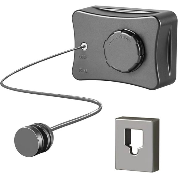 GoXteam Retractable Clothes Lines, Heavy Duty Laundry Line Clothesline Indoor 16.7Ft for Hanging Clothes Outdoor, Heavy Duty Retracting Clothing Line Wall Mounted, Balck